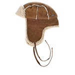 Шапка STETSON арт. 9297508 BOMBER CAP LAMBSFUR (коричневый)