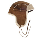 Шапка STETSON арт. 9297508 BOMBER CAP LAMBSFUR (коричневый)