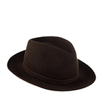 Шляпа STETSON арт. 2198207 FEDORA FURFELT (темно-коричневый)