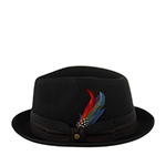 Шляпа STETSON арт. 1328107 PLAYER WOOLFELT (черный)