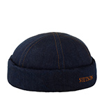 Шапка STETSON арт. 8821117 DOCKER DENIM SUSTAINABLE (темно-синий)