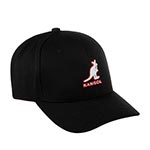 Бейсболка KANGOL арт. 5128BC 3D Wool Flexfit Baseball (черный / красный)
