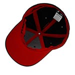 Бейсболка KANGOL арт. 5128BC 3D Wool Flexfit Baseball (черный / красный)