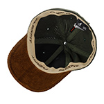 Бейсболка KANGOL арт. K5389 Flexfit Cord Baseball Cap (оливковый / коричневый)