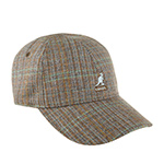 Бейсболка KANGOL арт. K5431 Warped Herringbone Baseball (коричневый / голубой)