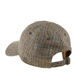 Бейсболка KANGOL арт. K5431 Warped Herringbone Baseball (коричневый / голубой)
