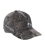 Бейсболка KANGOL арт. K5434 Denim Mashup Baseball (серый / белый)