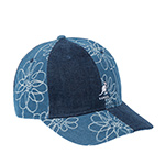 Бейсболка KANGOL арт. K5434 Denim Mashup Baseball (синий / белый)