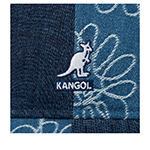 Бейсболка KANGOL арт. K5434 Denim Mashup Baseball (синий / белый)
