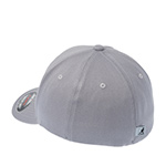 Бейсболка KANGOL арт. K5441 Leather Patch Flexfit Baseball (светло-серый)