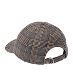 Бейсболка KANGOL арт. K5509 Plaid Earflaps Baseball (серый / бежевый)