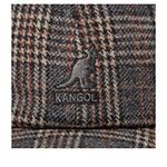 Бейсболка KANGOL арт. K5509 Plaid Earflaps Baseball (серый / бежевый)