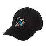 Бейсболка AMERICAN NEEDLE арт. 40742A-SJS San Jose Sharks Blue Line NHL (черный)