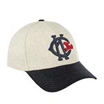 Бейсболка AMERICAN NEEDLE арт. 21005A-KCP Kansas City Packers Archive MILB (светло-серый / темно-синий)