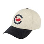 Бейсболка AMERICAN NEEDLE арт. 21005A-WHA Chicago Whales Archive MILB (светло-серый / темно-синий)