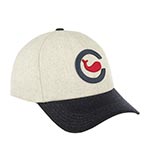 Бейсболка AMERICAN NEEDLE арт. 21005A-WHA Chicago Whales Archive MILB (светло-серый / темно-синий)