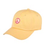 Бейсболка AMERICAN NEEDLE арт. 21015A-PEAC Peace Micro Slouch (лимонный)