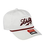 Бейсболка AMERICAN NEEDLE арт. 19H001A-SCHL Schlitz Lightweight Rope (белый)