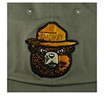 Бейсболка AMERICAN NEEDLE арт. 20001C-SBEAR Smokey Bear Washed Slouch (оливковый)