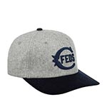 Бейсболка AMERICAN NEEDLE арт. 21005A-CHF Chicago Federals Archive Legend MLB (серый / черный)