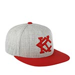 Бейсболка AMERICAN NEEDLE арт. 21006A-KCAN Kansas City All Nations Archive 400 MILB (красный / серый)