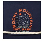 Бейсболка AMERICAN NEEDLE арт. 23002A-RKM Rocky Mountain National Park Canvas Cappy (темно-синий)