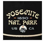 Бейсболка AMERICAN NEEDLE арт. 23002A-YONP Yosemite National Park Canvas Cappy (черный)