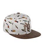 Бейсболка AMERICAN NEEDLE арт. 42547A-NBY New York Black Yankees Headwater NL (коричневый)