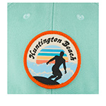 Бейсболка AMERICAN NEEDLE арт. SMU702A-HUNB Huntington Beach Hepcat (светло-зеленый)