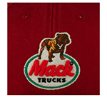Бейсболка AMERICAN NEEDLE арт. SMU702B-MACKT Mack Truck Hepcat (бордовый)