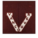 Бейсболка AMERICAN NEEDLE арт. SMU719A-VAM Vancouver Millionaires Achive Legend NHL (бордовый)