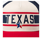 Бейсболка AMERICAN NEEDLE арт. 21001A-TX Texas Sinclair (красный / белый)