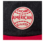 Бейсболка AMERICAN NEEDLE арт. 21005B-CAG Chicago American Giants Archive Legend NL (красный / черный)