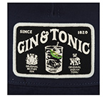 Бейсболка AMERICAN NEEDLE арт. 22018A-GINTON Gin Tonic Archive Valin (темно-синий)