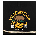 Бейсболка AMERICAN NEEDLE арт. 23002A-YNP Yellowstone National Park Canvas Cappy (черный)