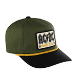 Бейсболка AMERICAN NEEDLE арт. 23008A-ACDC Acdc Roscoe (оливковый / черный)