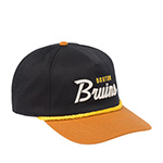 Бейсболка AMERICAN NEEDLE арт. 23008A-BBR Boston Bruins Roscoe NHL (черный / желтый)