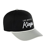 Бейсболка AMERICAN NEEDLE арт. 23008A-LAK Los Angeles Kings Roscoe NHL (черный / светло-серый)