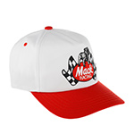 Бейсболка AMERICAN NEEDLE арт. 23008A-MACKT Mack Racing Roscoe Twill (красный / белый)