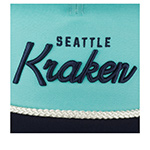 Бейсболка AMERICAN NEEDLE арт. 23008A-SEK Seattle Kraken Roscoe NHL (бирюзовый / темно-синий)
