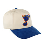 Бейсболка AMERICAN NEEDLE арт. 23020A-SLB Saint Louis Blues Burnett NHL (синий / кремовый)