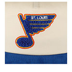 Бейсболка AMERICAN NEEDLE арт. 23020A-SLB Saint Louis Blues Burnett NHL (синий / кремовый)