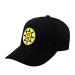 Бейсболка AMERICAN NEEDLE арт. 23022A-BBR Boston Bruins Corduroy Valin NHL (черный)