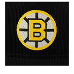 Бейсболка AMERICAN NEEDLE арт. 23022A-BBR Boston Bruins Corduroy Valin NHL (черный)