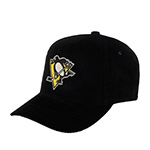 Бейсболка AMERICAN NEEDLE арт. 23022A-PPN Pittsburgh Penguins Corduroy Valin NHL (черный)