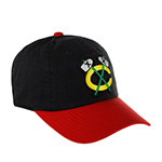 Бейсболка AMERICAN NEEDLE арт. 40742B-CBH Chicago Blackhawks Blue Line NHL (черный / красный)