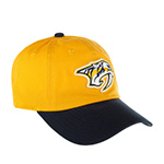 Бейсболка AMERICAN NEEDLE арт. 40742B-NAP Nashville Predators Blue Line NHL (желтый / темно-синий)