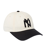 Бейсболка AMERICAN NEEDLE арт. SMU674B-NBY New York Black Yankees Ballpark NL (белый / черный)
