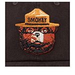 Бейсболка AMERICAN NEEDLE арт. SMU695A-SMOKEY Smokey Bear New Raglan (черный)