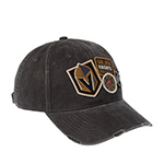 Бейсболка AMERICAN NEEDLE арт. SMU705A-VGK Vegas Golden Knights Iconic NHL (черный)